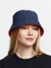 Панама Nylon двусторонняя, темно-синий с красным