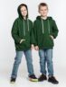 Толстовка с капюшоном детская Kirenga Kids, темно-зеленый
