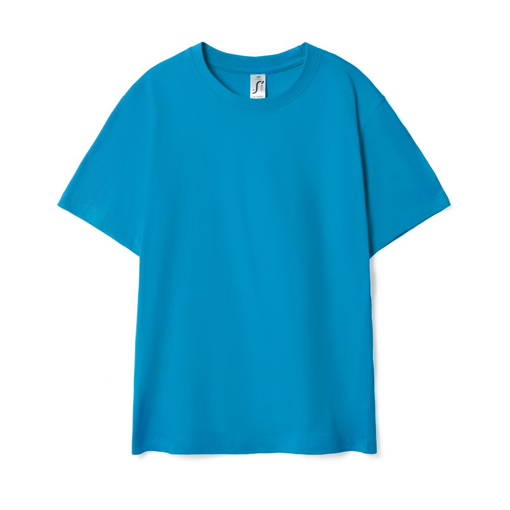 Футболка детская Regent Kids 150, ярко-бирюзовый