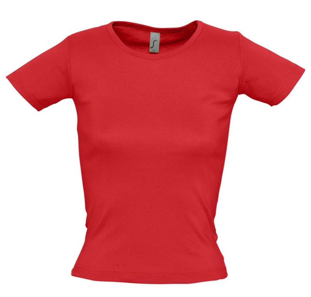 Футболка женская с круглым вырезом Lady 220, красный