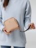 Дорожная косметичка Cubo, бежевый с логотипом