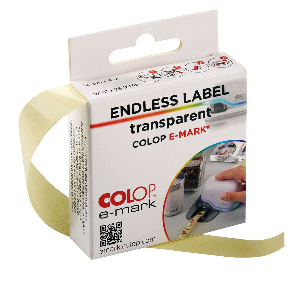 Клейкая лента для принтера Colop e-mark, прозрачный