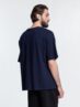 Футболка унисекс оверсайз Crosstown, темно-синий