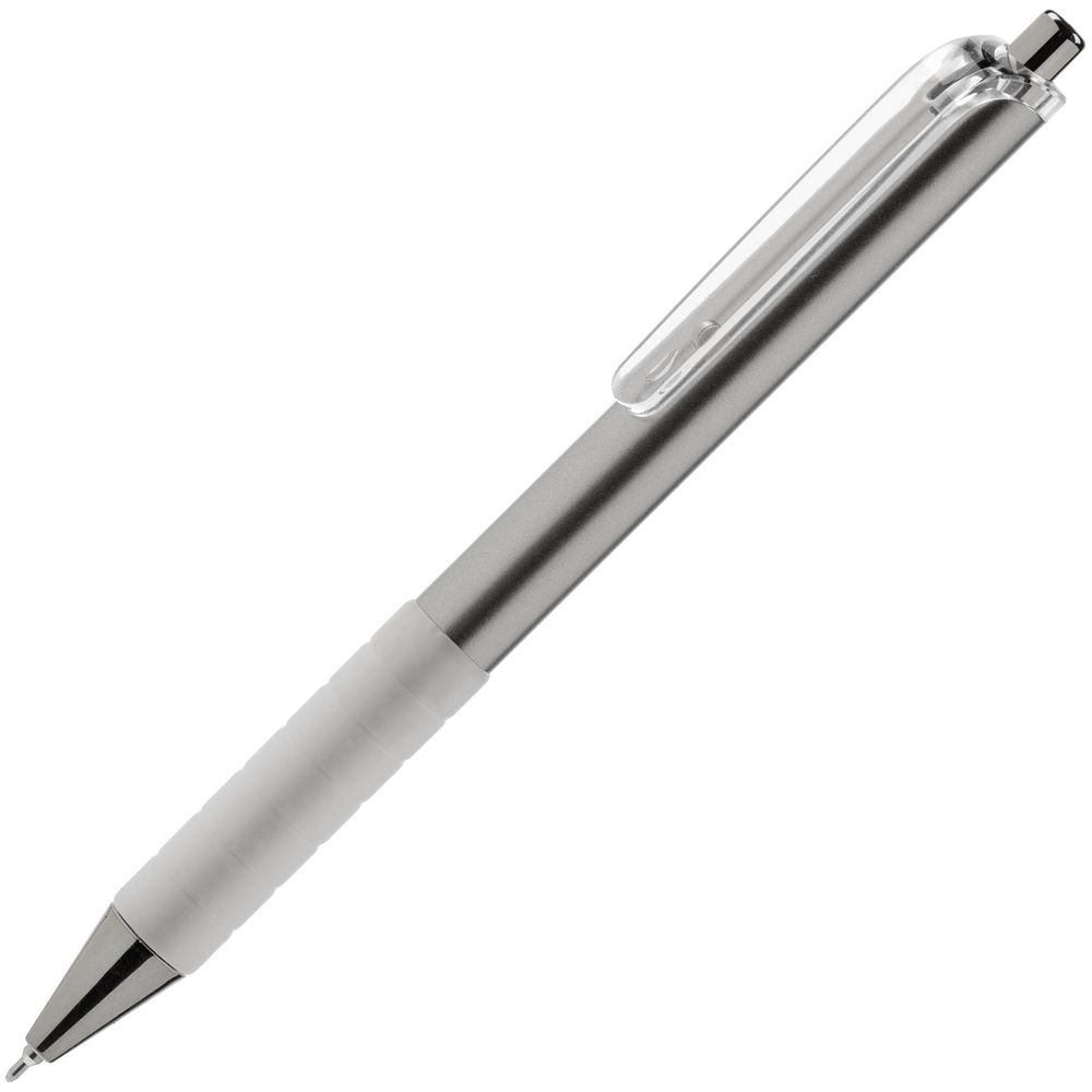 Ручка шариковая Easy Grip, серебристый