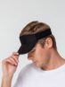 Козырек Active, chernyj-s-belym-kantom