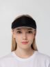 Козырек Active, chernyj-s-belym-kantom
