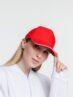 Бейсболка Classic 2.0, красный с белым кантом