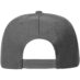 Бейсболка Snapback с прямым козырьком, серый