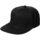 Бейсболка Snapback с прямым козырьком, черный