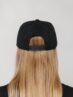 Бейсболка Snapback с прямым козырьком, черный