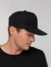 Бейсболка Snapback с прямым козырьком, черный