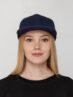 Бейсболка Snapback с прямым козырьком, темно-синий