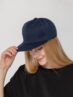 Бейсболка Snapback с прямым козырьком, темно-синий