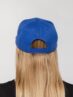 Бейсболка Snapback с прямым козырьком, ярко-синий
