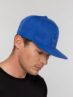 Бейсболка Snapback с прямым козырьком, ярко-синий