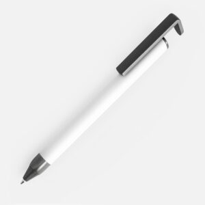 Ручка шариковая Standic с подставкой для телефона, белый