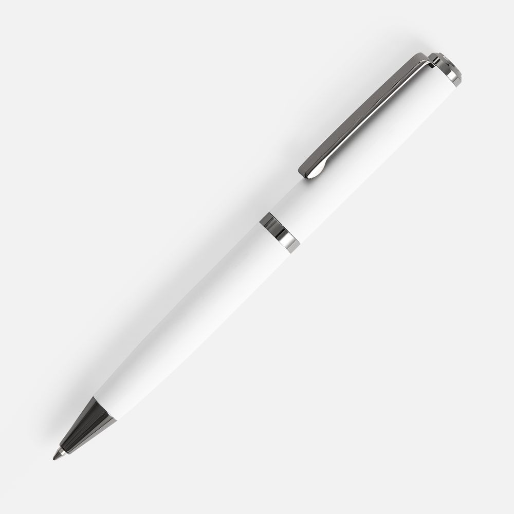 Ручка шариковая Inkish Gunmetal в футляре, белый