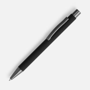 Ручка шариковая Atento Soft Touch, черный