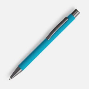 Ручка шариковая Atento Soft Touch, бирюзовый