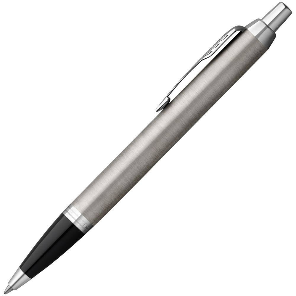 Ручка шариковая Parker IM Essential, серебристый с черным
