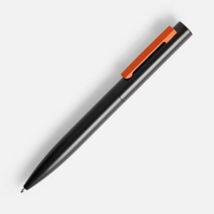Ручка шариковая Inkolor, черный с оранжевым