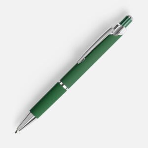 Ручка шариковая Chromos Soft Touch, зеленый