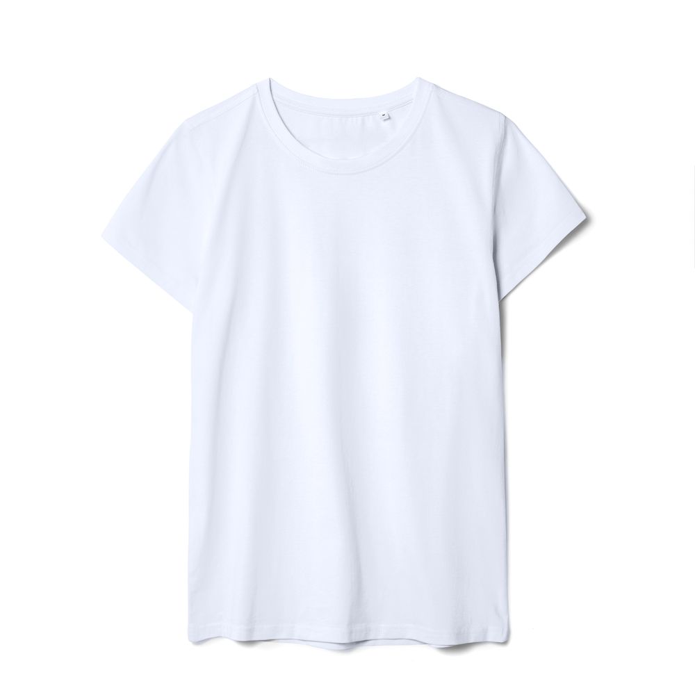 Футболка женская T-bolka Stretch Lady, белый (холодный оттенок)
