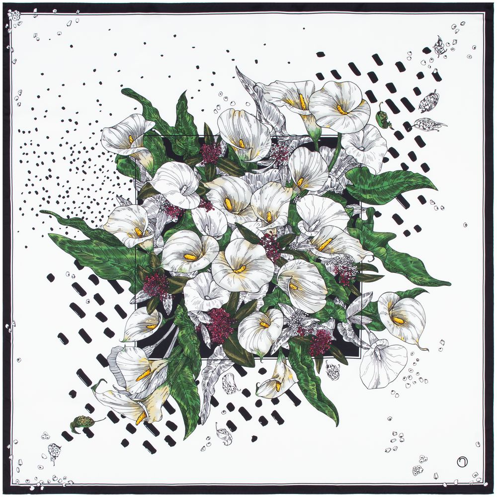 Платок шелковый Delicate, kally