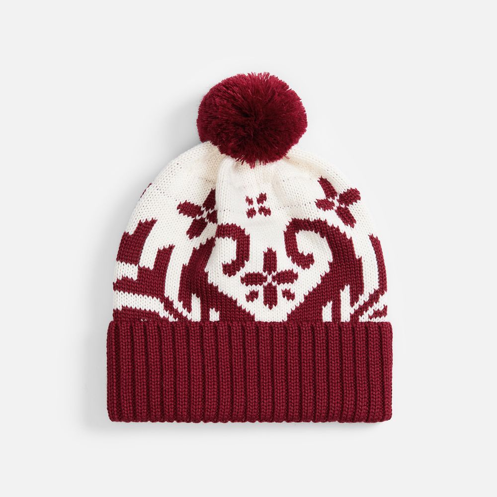 Шапка Wintertude, красный с белым