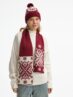Шапка Wintertude, красный с белым