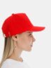Бейсболка Classic 2.0, красный с белым кантом