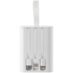 Аккумулятор с быстрой зарядкой Trellis Quick 10000 мАч, белый