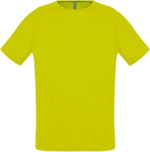 Футболка унисекс Sporty, желтый