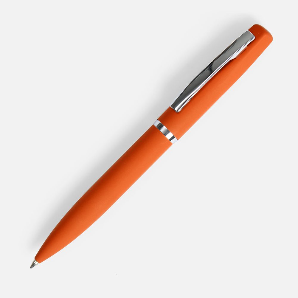 Ручка шариковая Bolt Soft Touch, оранжевый
