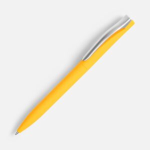 Ручка шариковая Pin Soft Touch, желтый