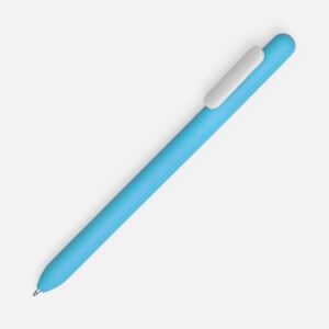 Ручка шариковая Swiper Soft Touch, голубой с белым