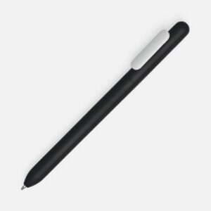 Ручка шариковая Swiper Soft Touch, черный с белым