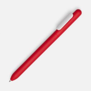 Ручка шариковая Swiper Soft Touch, красный с белым