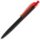Ручка шариковая Prodir QS01 PRT-T Soft Touch, черная, черный с красным