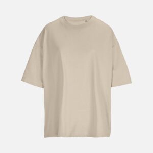 Футболка оверсайз женская Boxy Women, бежевый (льняный)