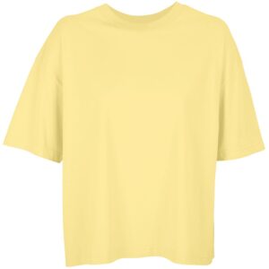 Футболка оверсайз женская Boxy Women, светло-желтый