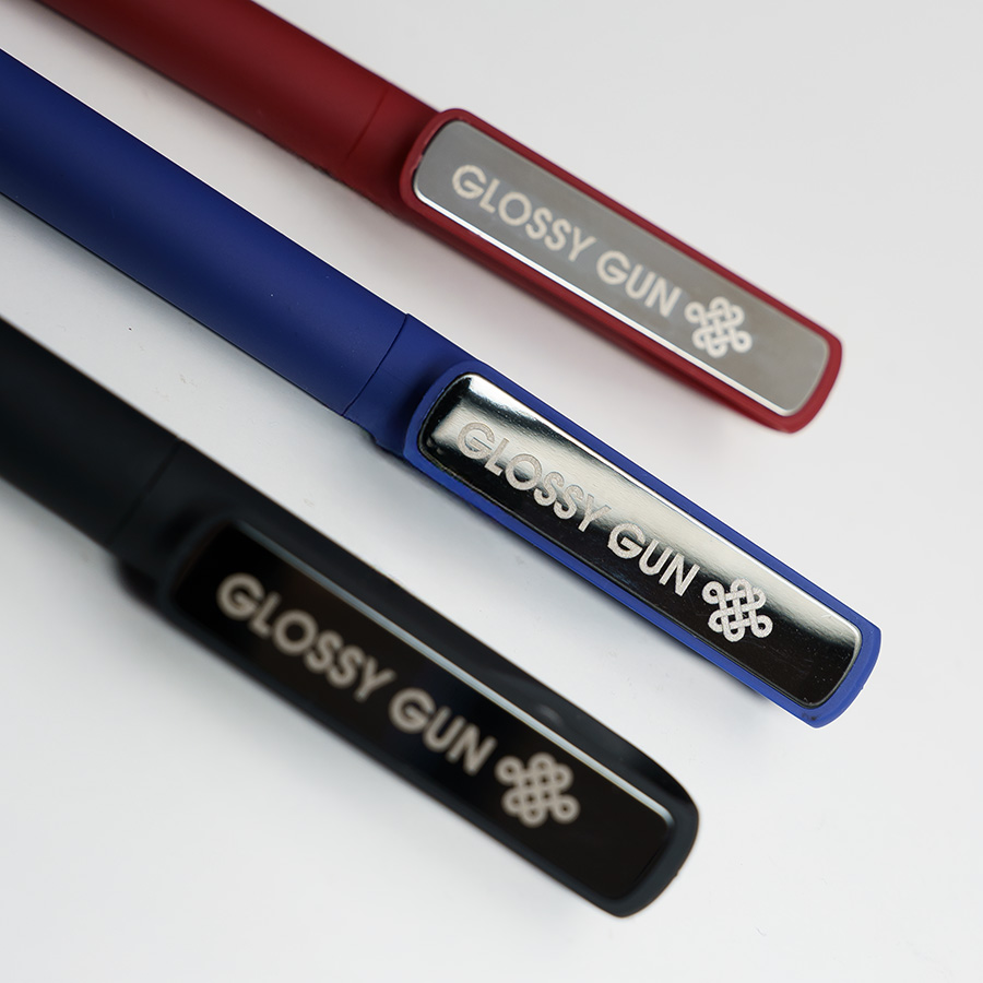 Ручка шариковая GLOSSY GUN с покрытием soft touch — изображение 25