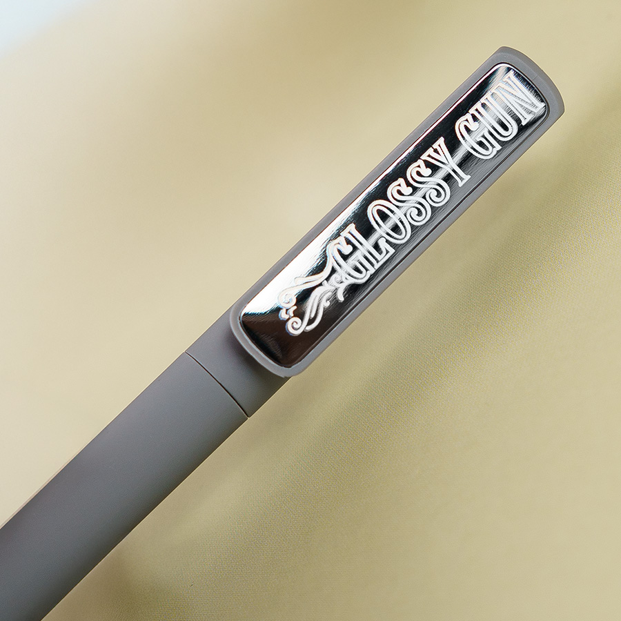 Ручка шариковая GLOSSY GUN с покрытием soft touch — изображение 4