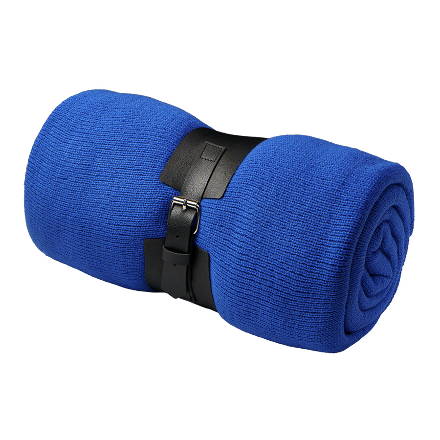 Плед "Belt"; белый; 130 х 180 см; 100% акрил, с ремнем — изображение 22