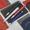 Ручка шариковая N21, белый, пластик, цвет чернил синий — изображение 2