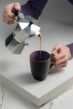 Кружка Bright Tulip, черный с фиолетовым