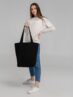 Сумка для покупок на молнии Shopaholic Zip, черный