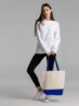Сумка для покупок на молнии Shopaholic Zip, неокрашенный с синим