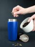 Термостакан с ситечком No Leak Infuser, синий
