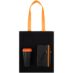 Набор Velours Bag, черный с оранжевым